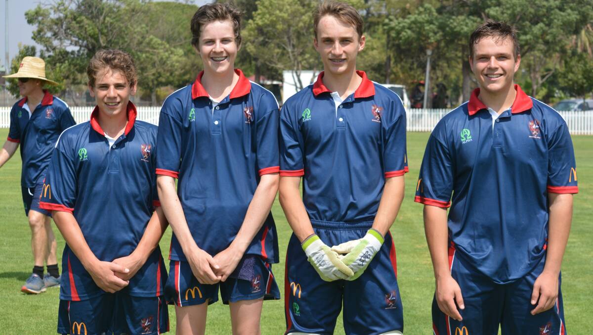 ABANDONED: Mikey McNamara, George Cumming, Tom Coady and Blake Kreuzberger won't have the chance to play for Western after the Bradman Cup was cancelled. Photo: DANIEL SHIRKIE