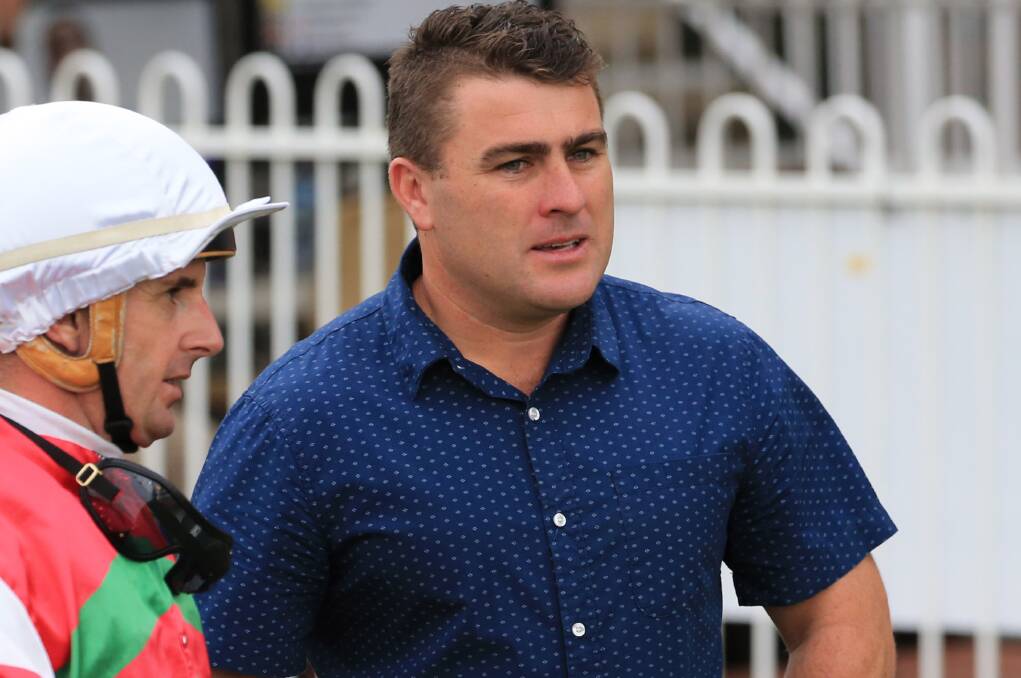 WINNER: Hawkesbury's Scott Singleton celebrated a win in the third on Friday, with Watch The Cat.