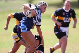 HAWKS SWOOP: Orange Hawks claimed the CRL Western Region Women's Nines minor title, completing their undefeated preliminary campaign on Saturday. Photos: PHIL BLATCH