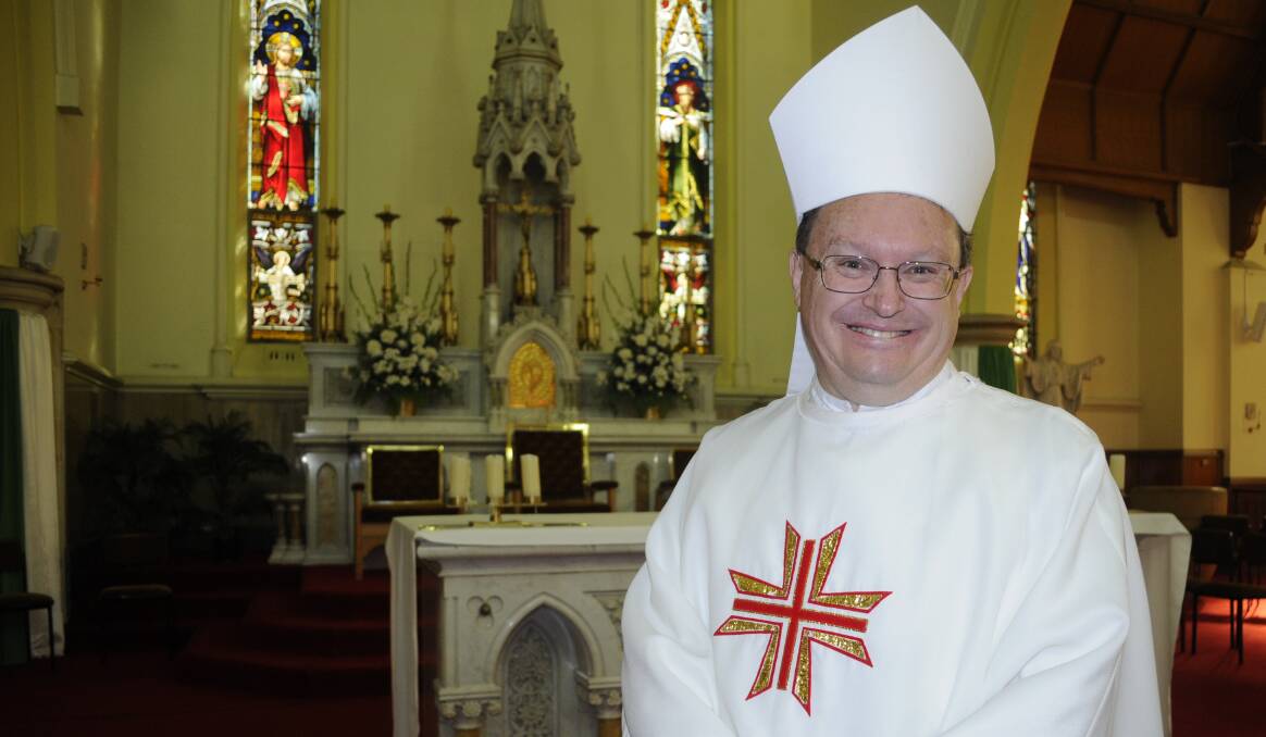 NEW CALLING: Bathurst born and bred Bishop Pat O'Regan during a visit to his hometown in 2015.