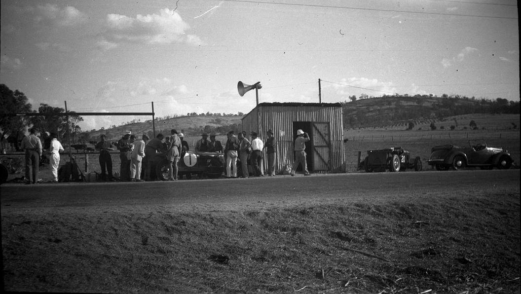 ALL CHANGE: The pits at Mount Panorama look very different today to the pits in place during the early days of racing. Just how much more will racing change in the next 20 years?