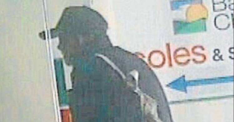 LAST PHOTO: Reg Mullaly caught on CCTV at the Bathurst Chas Shopping Centre just days before he died.