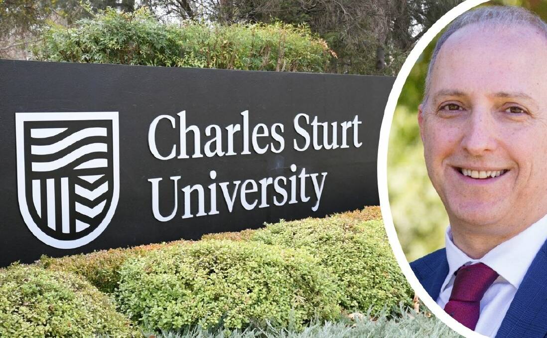 FORECAST: Charles Sturt interim vice-chancellor, Professor John Germov released the university's latest financial forecasts on Thursday. 