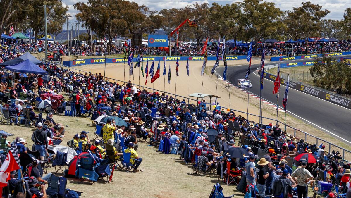 BACK ON TRACK: Campers will be welcomed back at Mount Panorama for the Supercars' season opener in February. Photo: SUPERCARS