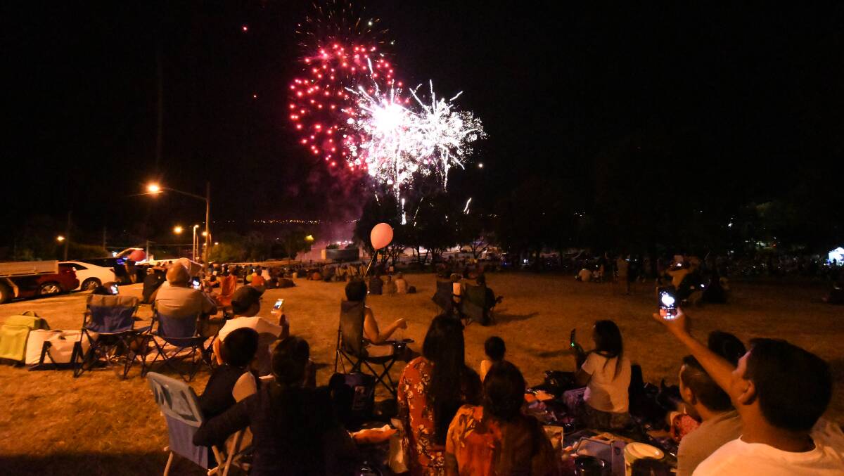 NOT THIS YEAR: Fireworks are out as Bathurst's New Year's Eve party moves to a new location this year. Photo: CHRIS SEABROOK