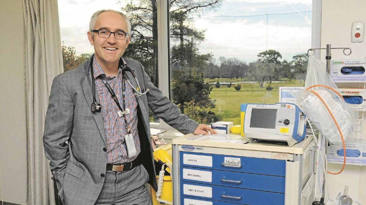 STATE FIRST: Orange Hospital is trialling cannabis medicines on cancer patients with local oncologist Dr Robert Zielinski. PHOTO: STEVE GOSCH