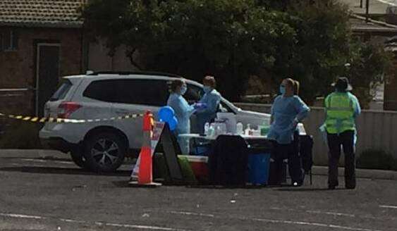 COVID TESTS: Western NSW Local Health District has conducted a number of drive-through clinics, including this clinic in Oberon in May.