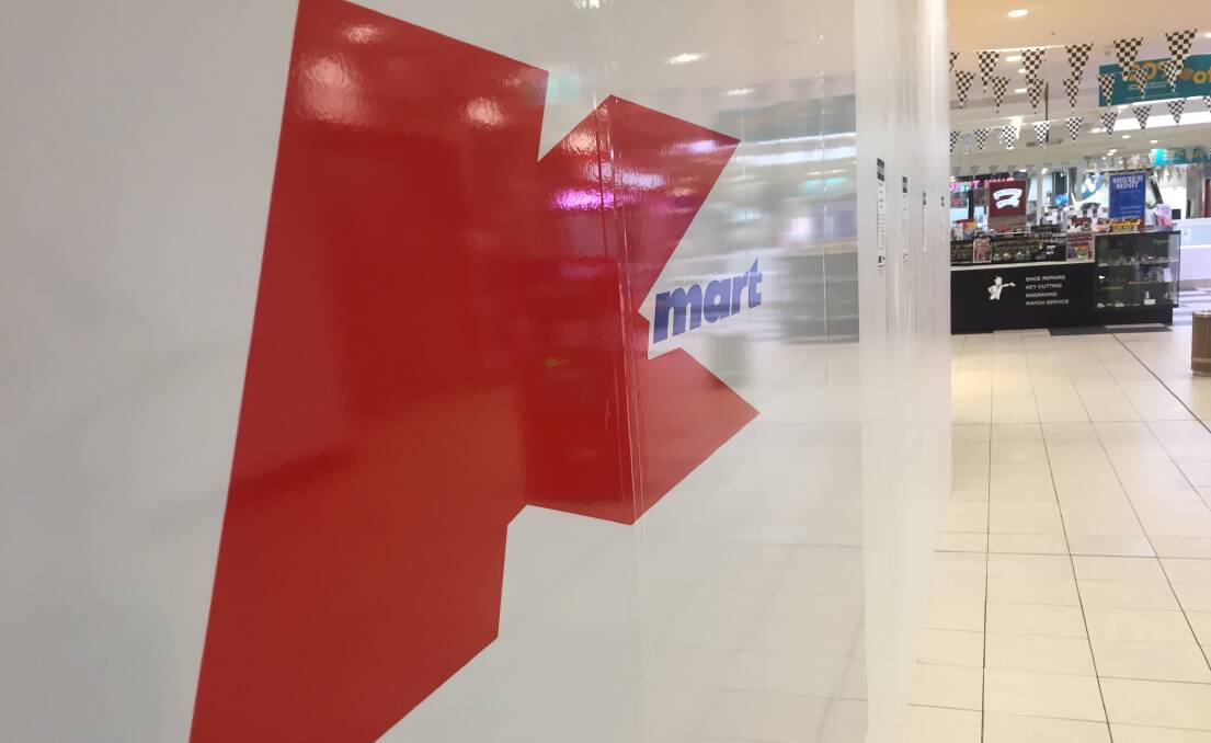 OPENING SOON: Bathurst's new Kmart outlet in the Armada Shopping Centre.