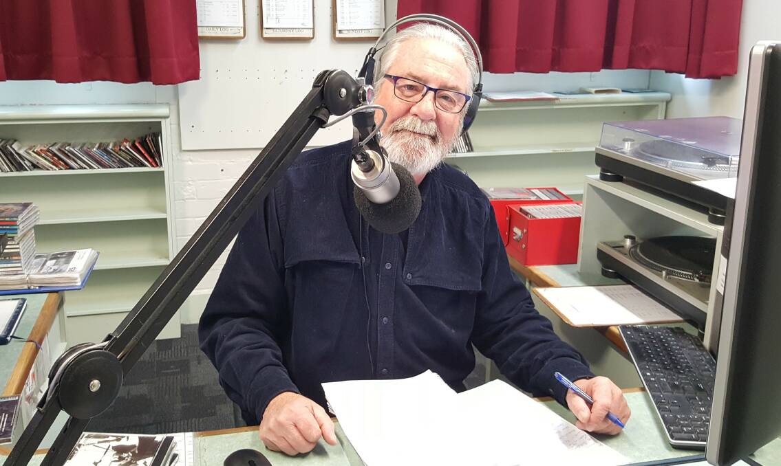 BLAST FROM THE PAST: Daryl (Dak) Williams is back on-air at 2MCE to help fill in for regular presenters who have escaped the cold Bathurst winter. Photo: SUPPLIED