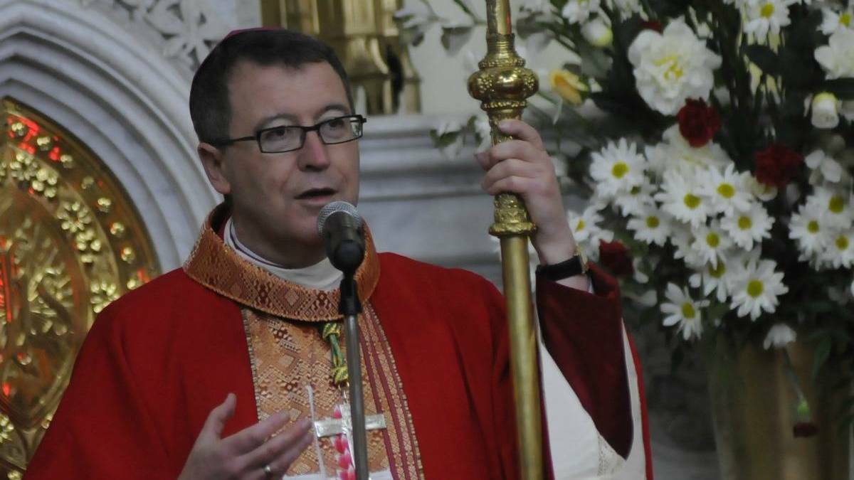 PRAY FOR RAIN: Catholic Bishop of Bathurst Michael McKenna.