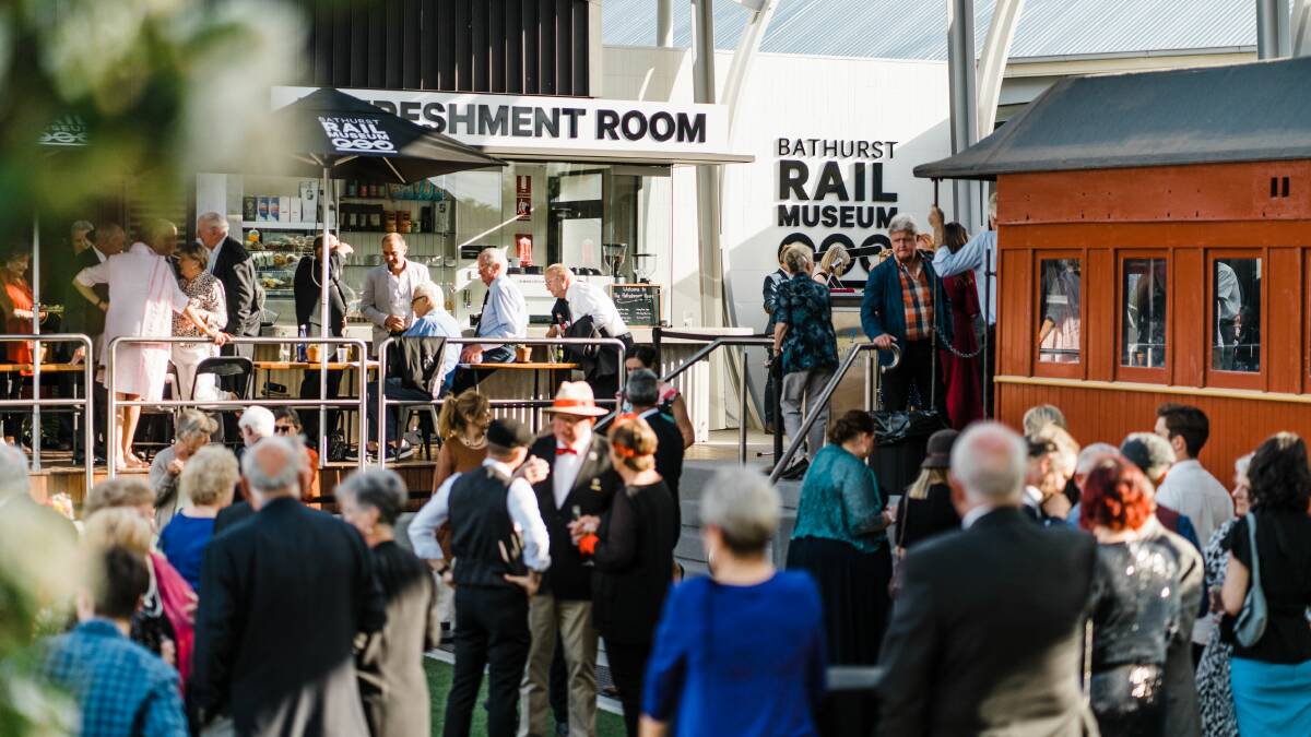 POPULAR: Big crowds at the opening of the Bathurst Rail Museum in February. Visitor numbers have now topped 12,000. Photo: SUPPLIED