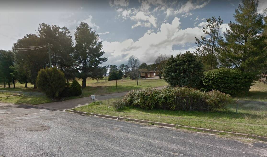 DEVELOPMENT PLANS: The entrance to the council-owned site for the planned Central Tablelands Collections Facility to be built on Leena Street. Photo: GOOGLE MAPS