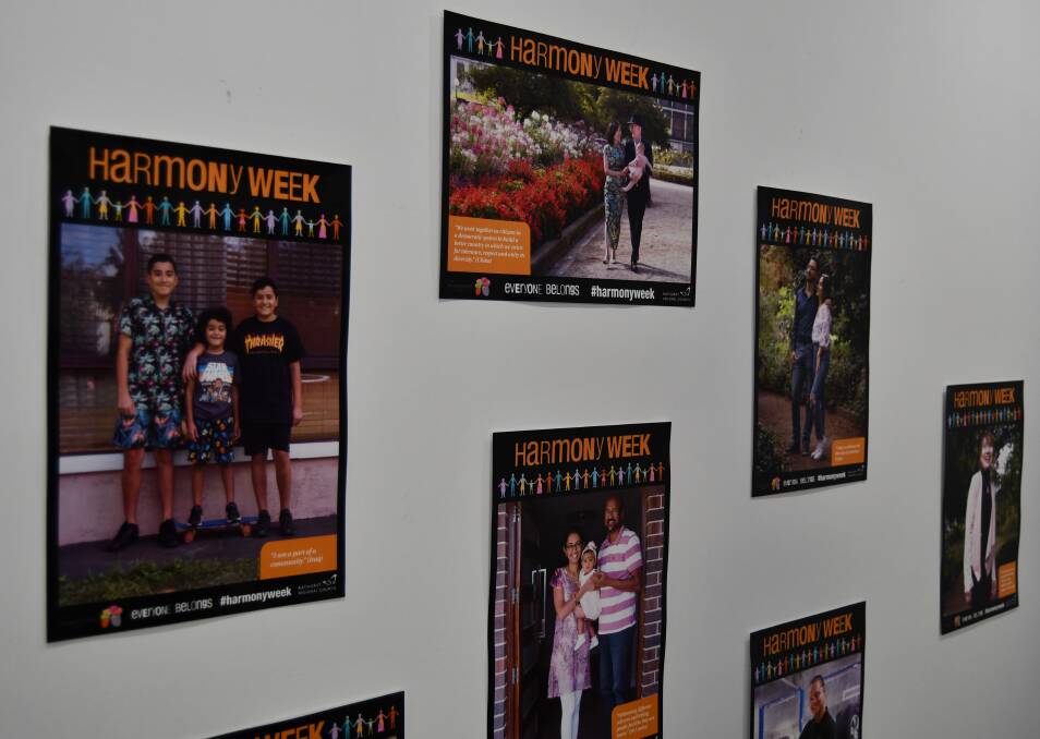 Some of the Harmony Week posters to be displayed around Bathurst.