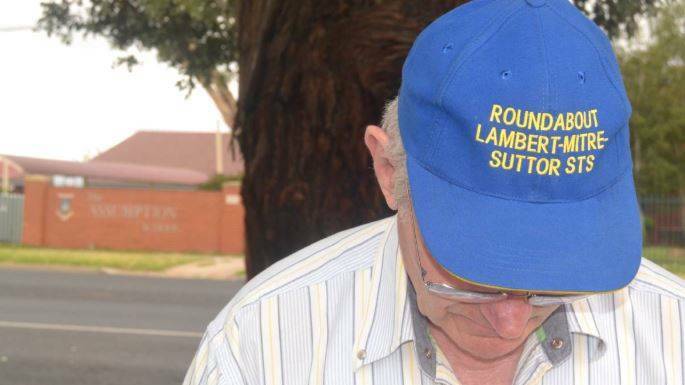 CAMPAIGN: Kent McNab has led the push to have a roundabout installed at the West Bathurst intersection of Lambert, Mitre and Suttor streets.