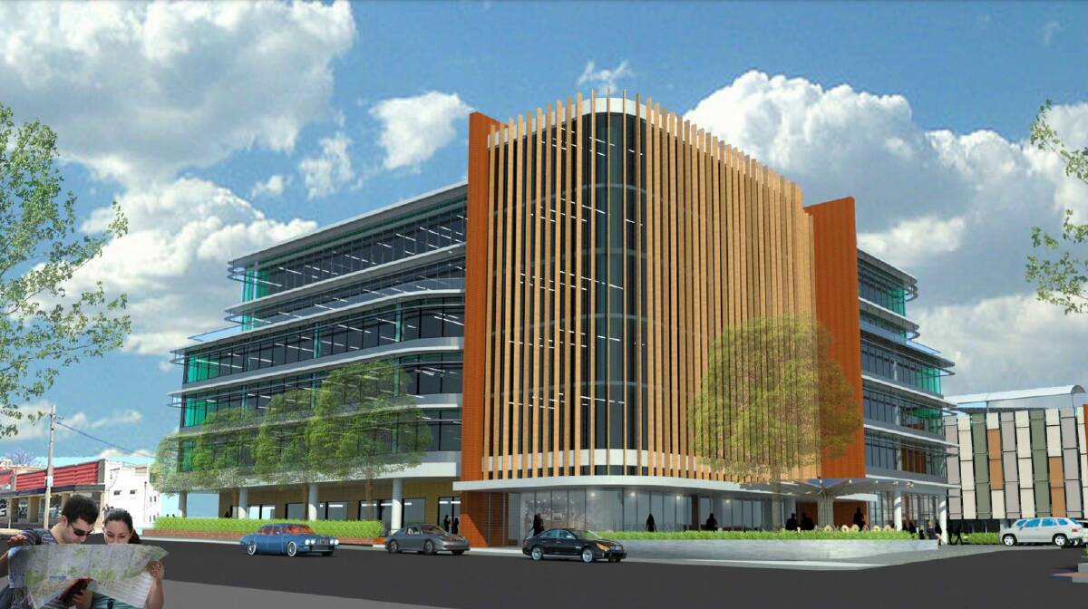 IMPOSING: An artist's impression of the proposed Bathurst Integrated Medical Centre planned for the Bathurst CBD.