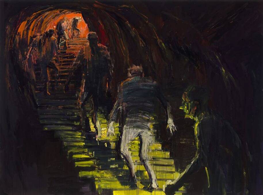 HAUNTING: Arras Tunnel Bluff, 2018. Acrylic on canvas. Courtesy Watters Gallery, Sydney.
