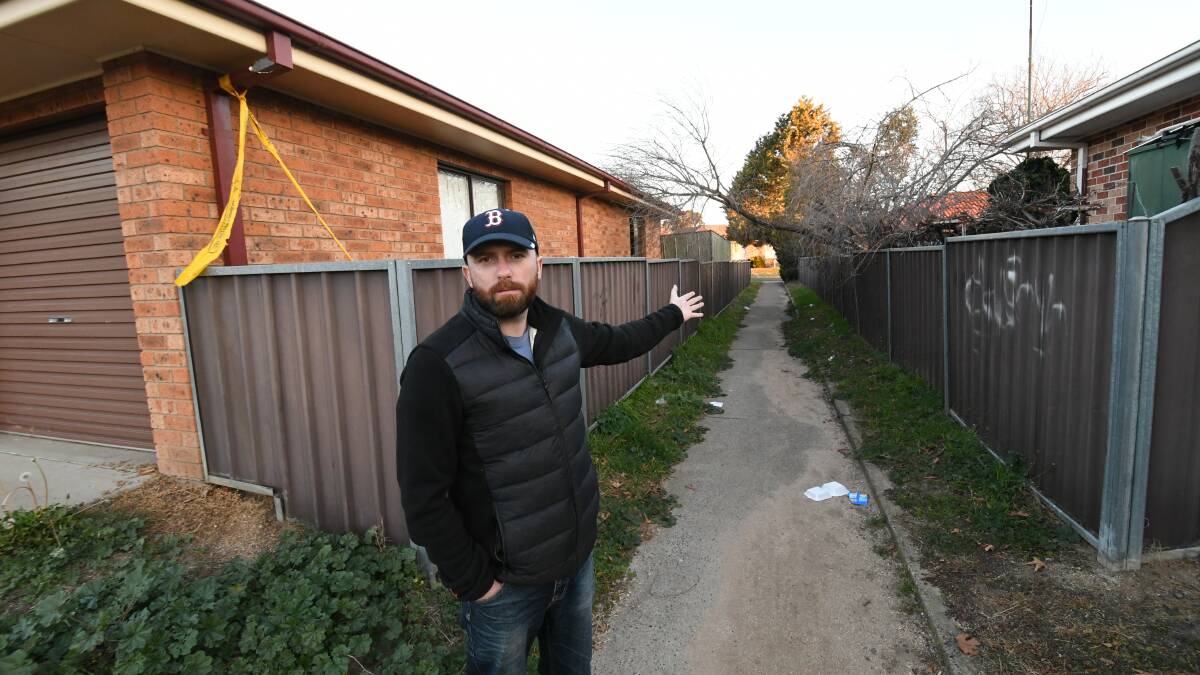 CONCERN: Councillor Alex Christian says he has been contacted by Kelso residents worried about what is going on in some laneways in the suburb. Photo: CHRIS SEABROOK