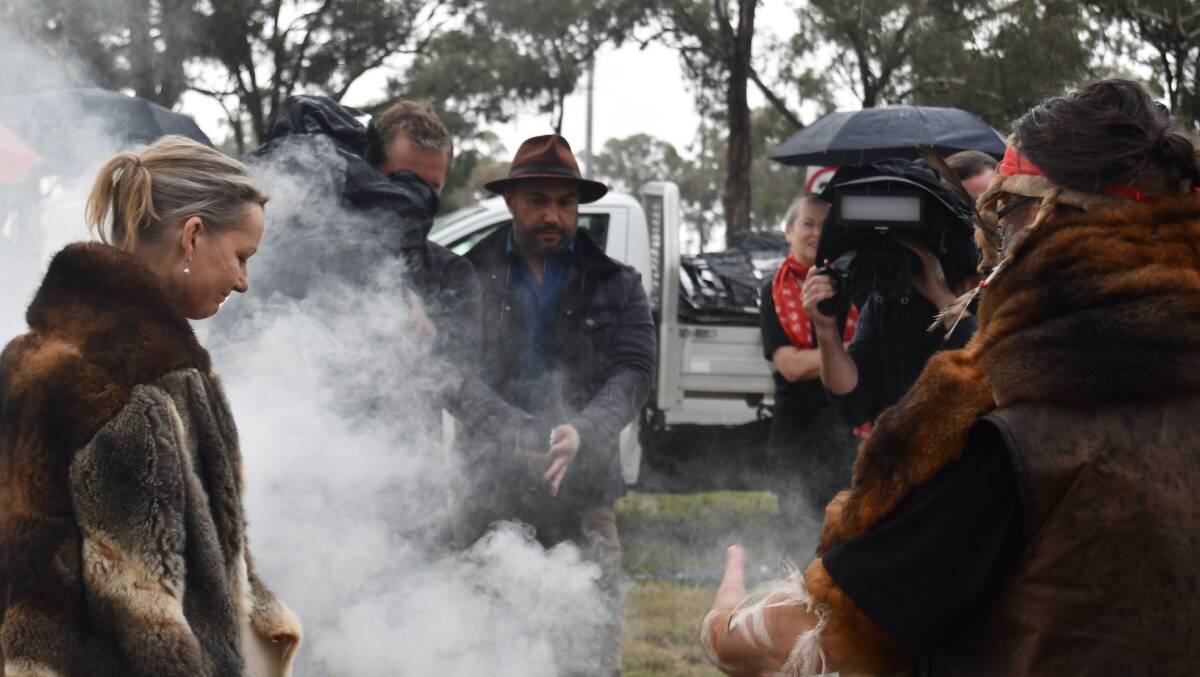 MEETING PLACE: Environment Minister Sussan Ley meets Wiradyuri elders during her visit to Bathurst in March.
