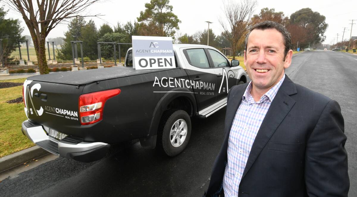 BACK IN BUSINESS: Real estate agent David Chapman has started an independent agency in Bathurst after Purplebricks left Australia. Photo: CHRIS SEABROOK