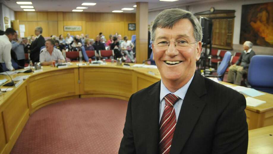 TARGET: Bathurst mayor Gary Rush.