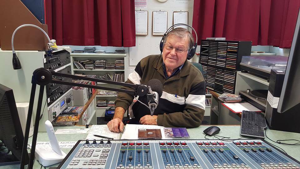 STALWART: Ronnie Mac has been on the airwaves at community radio 2MCE for more than 40 years. Photo: SUPPLIED