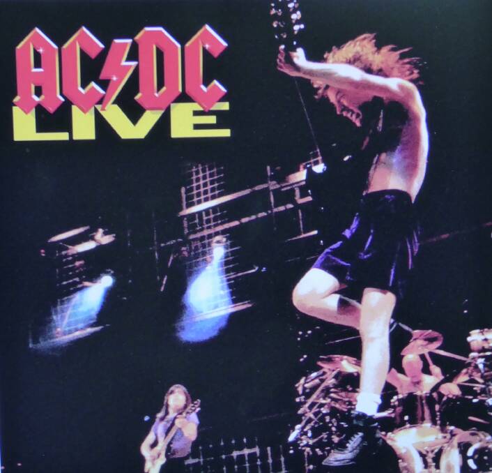 BACK IN BLACK: The album AC/DC Live will feature on Thursday afternoon’s Back To Vinyl with Ron Gibson.