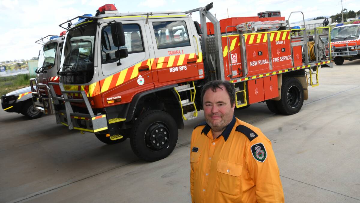 BE PREPARED: NSW Rural Fire Service Chifley/Lithgow Zone operations officer Brett Taylor says residents need to take care as the temperature rises. Photo: CHRIS SEABROOK