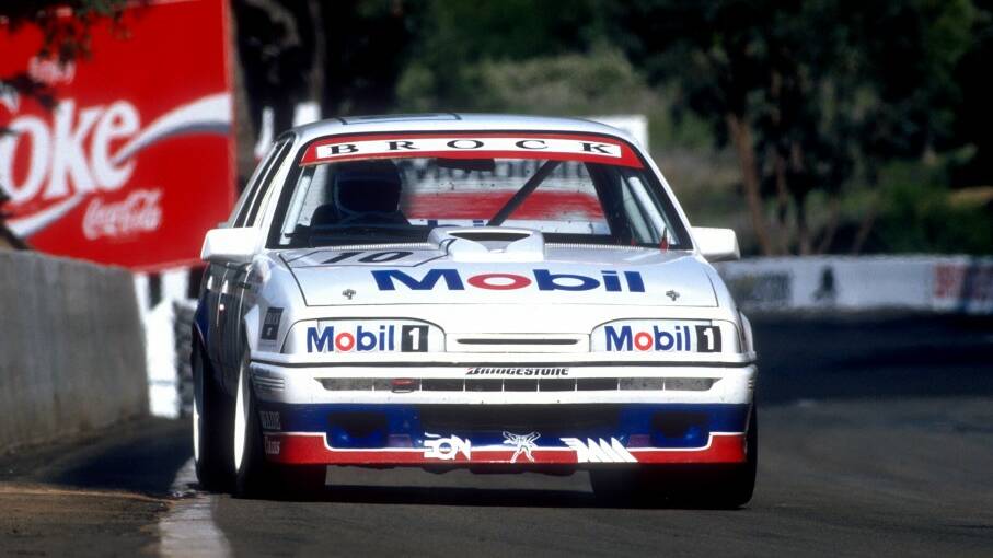 THE ORIGINAL: Peter Brock behind the wheel of his VL Commodore during his last Bathurst 1000 win at Mount Panorama in 1987.