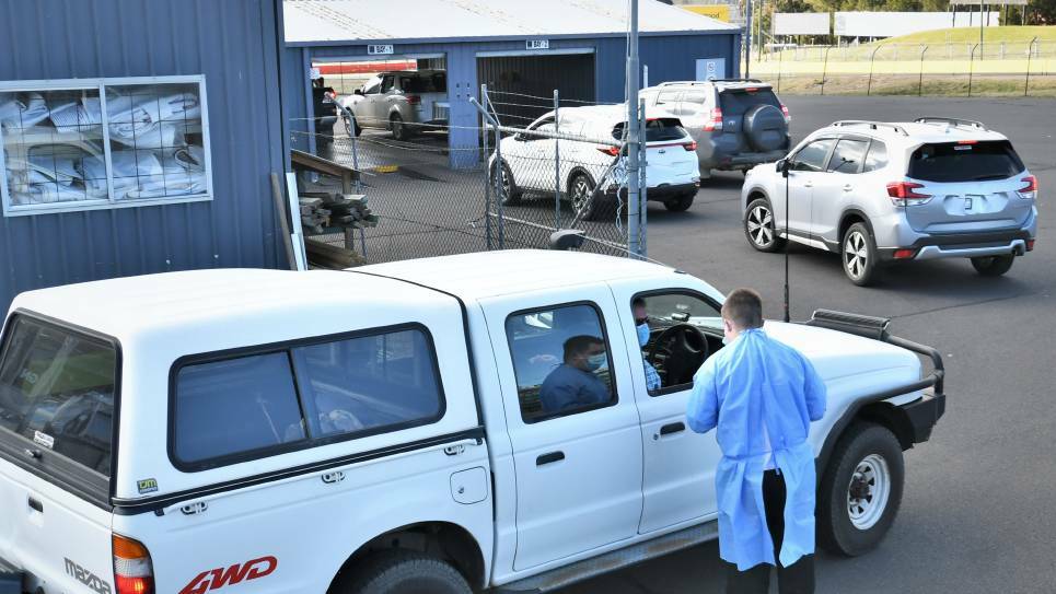 TESTING: A drive-through COVID-19 testing station will be operating in the Mount Panorama complex on Saturday, Sunday and Monday. Photo: FILE