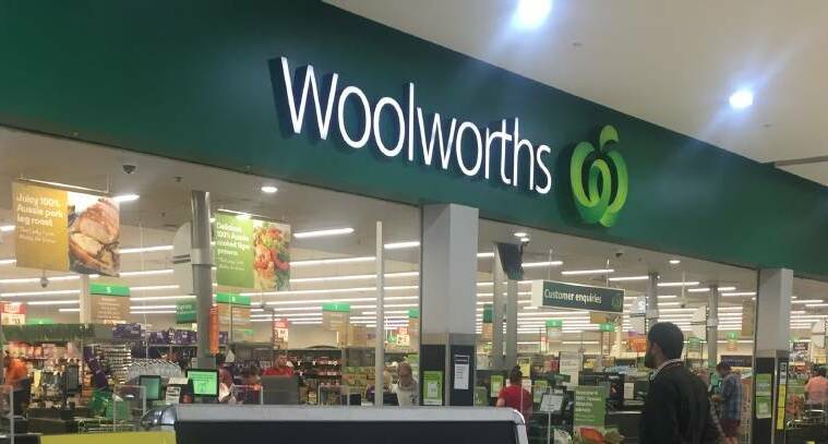 COVER UP: The Woolworths supermarket in Bathurst City Centre.