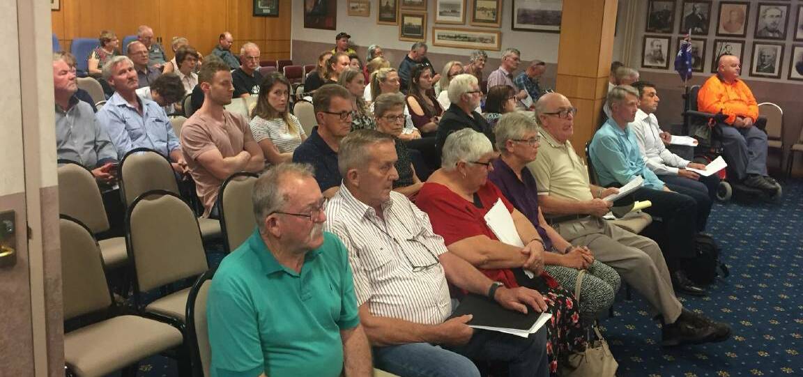 FULL HOUSE: A return to packed public galleries like this at Bathurst Regional Council is still a way off with a cap of just 12 people allowed when the public is welcomed back to meetings from March 17.