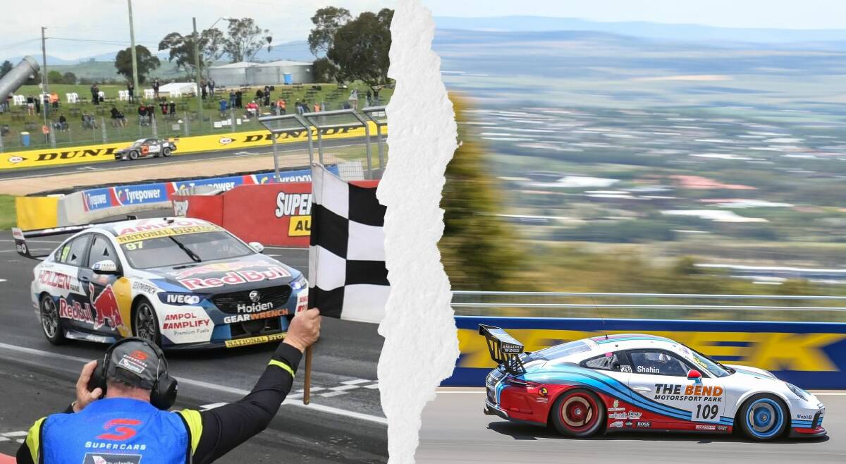 CAR CRASH: There's a scheduling clash on Mount Panorama in November between the Bathurst 1000 (left) and Challenge Bathurst (right).