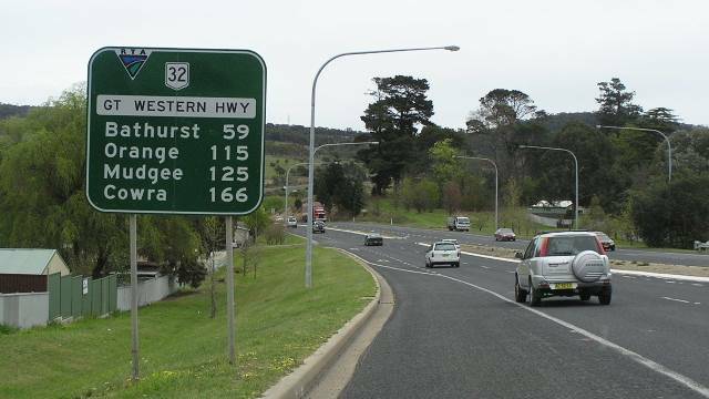 Speed limit cut to 40km/h for roadwork between Bathurst and Lithgow