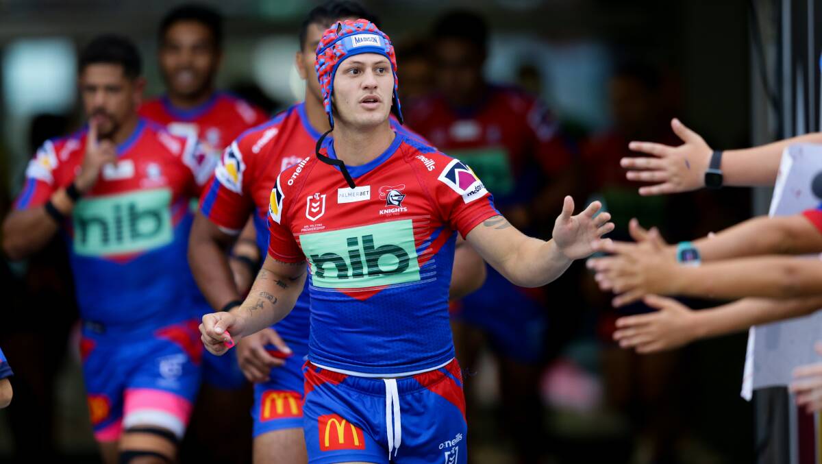 Can Kalyn Ponga shoulder the burden of creativity for a Newcastle side with an inexperienced spine? Picture: Jonathan Carroll