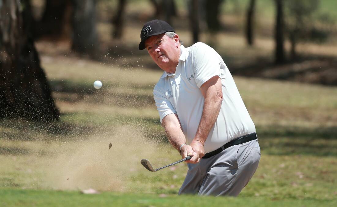 BACK TO BLAYNEY: Robert Payne in action at the NSW Country Championships in Bathurst. This weekend he will to try and nab his ninth Blayney Open. Photo: DAVID TEASE/GOLF NSW. 