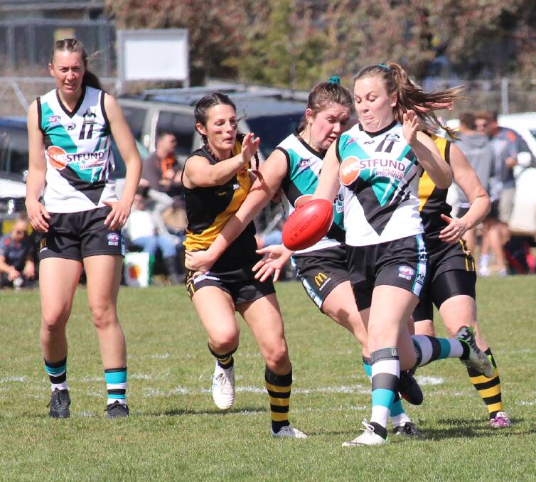 All the action from the AFL Central West preliminary final at Waratahs on Saturday. Photos: MAX STAINKAMPH