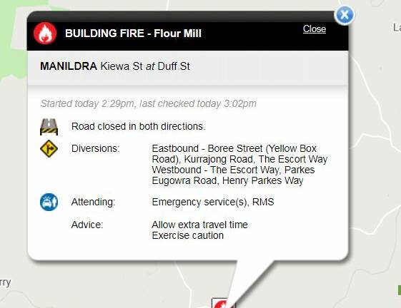 One minor injury as dust explosion damages Manildra Flour Mills, road closed