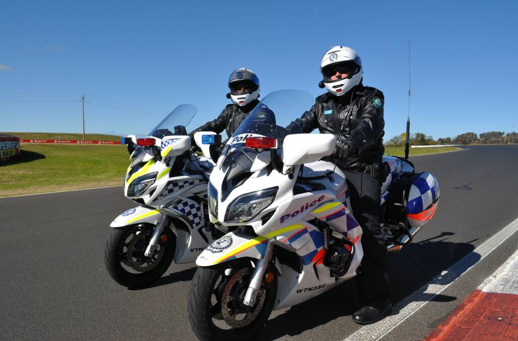 OPERATION STAY ALERT: Senior Constable Jason Marks and Senior Constable Steve Chaplin, pictured during Operation Stay Alert.