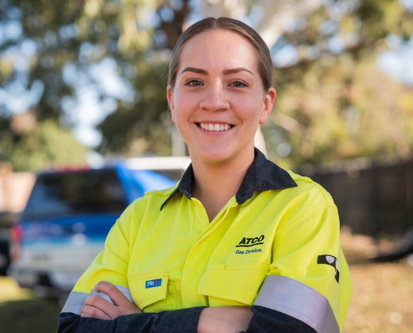 BIG PLANS: ATCO HSE (health, safety and environment) officer Kirsten Sherry. Photo: SUPPLIED 