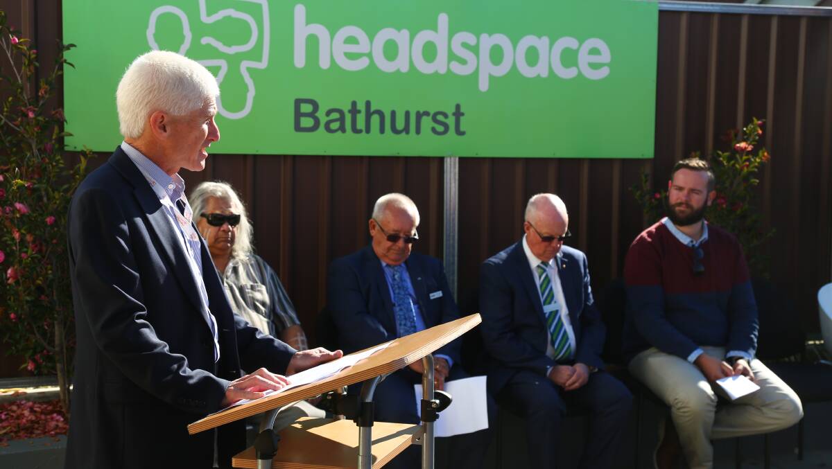 OFFICIALLY OPENED: Stephen Jackson from Marathon Health at the official opening of Marathon Health and headspace's new service centre on Tuesday.