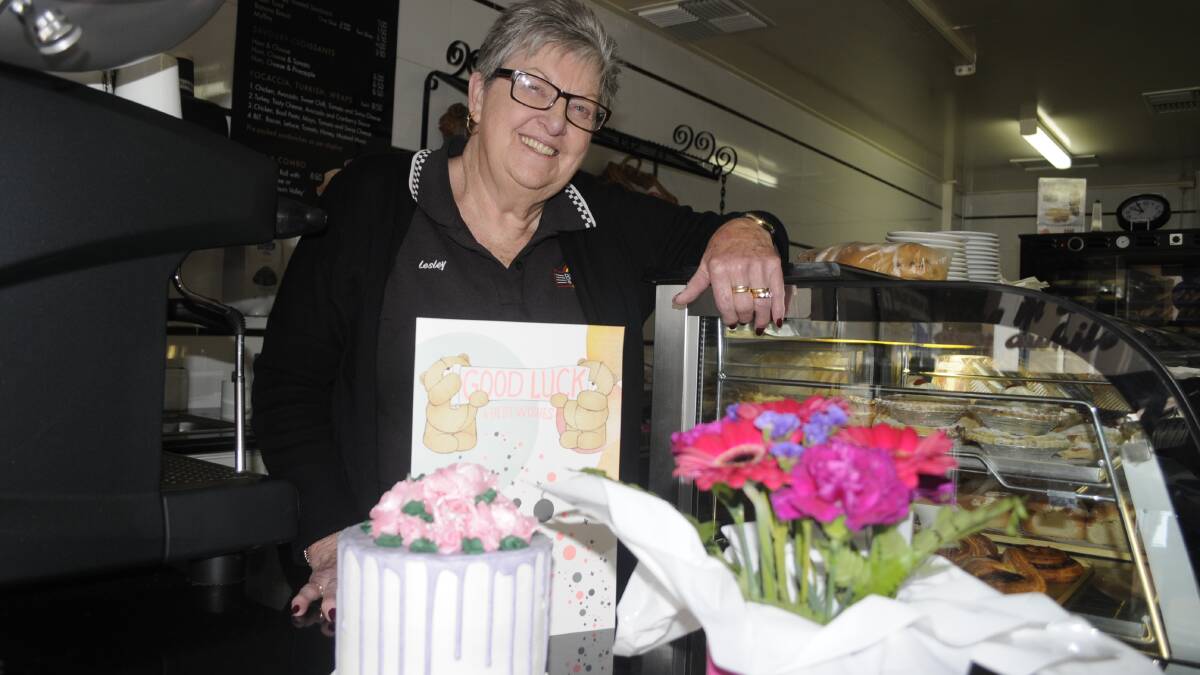 LAST DAY: Lesley Grant retires after 20yrs at Beck's  Bakery, Westpoint. Photo:CHRIS SEABROOK 