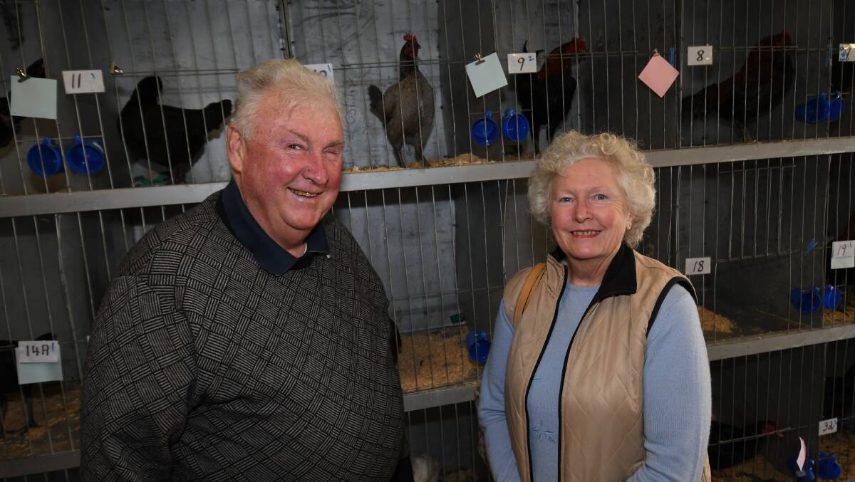 POULTRY COMPETITION: Ewen and Jennifer Stewart from Mt. David. .061018cpoultry6