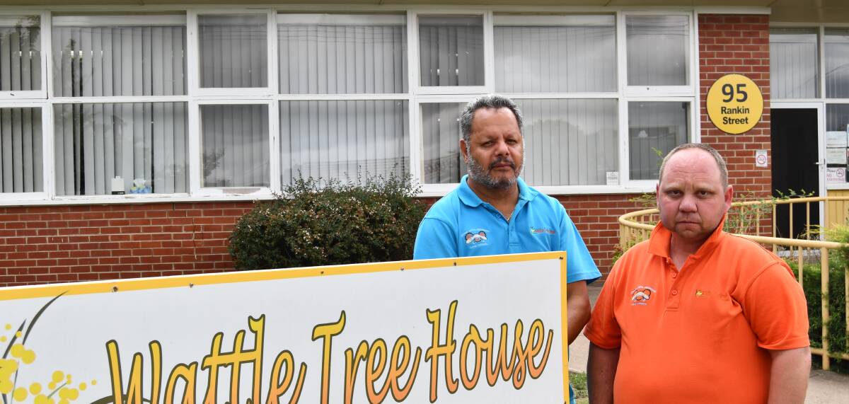 HOUSING CRISIS: Ronny Leonard and Kerry Vincent, from Wattle Tree House. A shortage of rental houses in Bathurst is becoming an increasing problem for service providers.