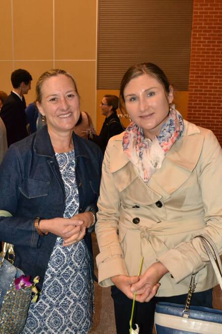 MOTHER'S DAY CELEBRATION: Maria Arrow and Melissa Kelly enjoying the Mother's Day morning tea at Stannies.
