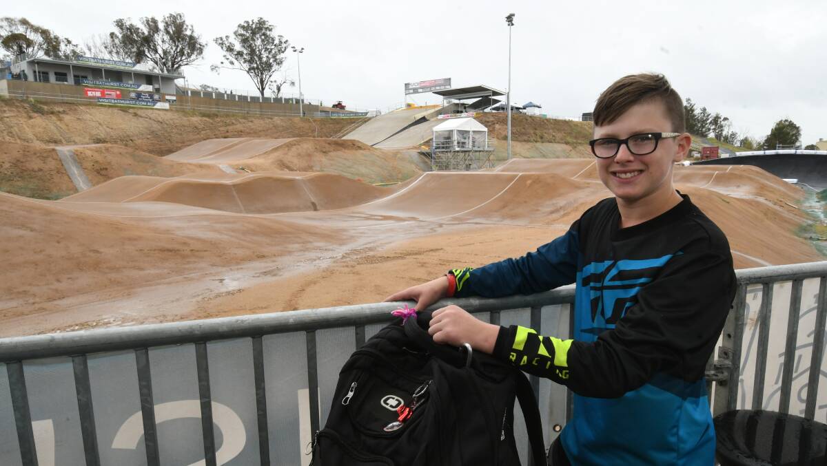 AWESOME TRACK: Cooper Sellars (12, from Canberra) came first in the 13-years boys NSW State Series.