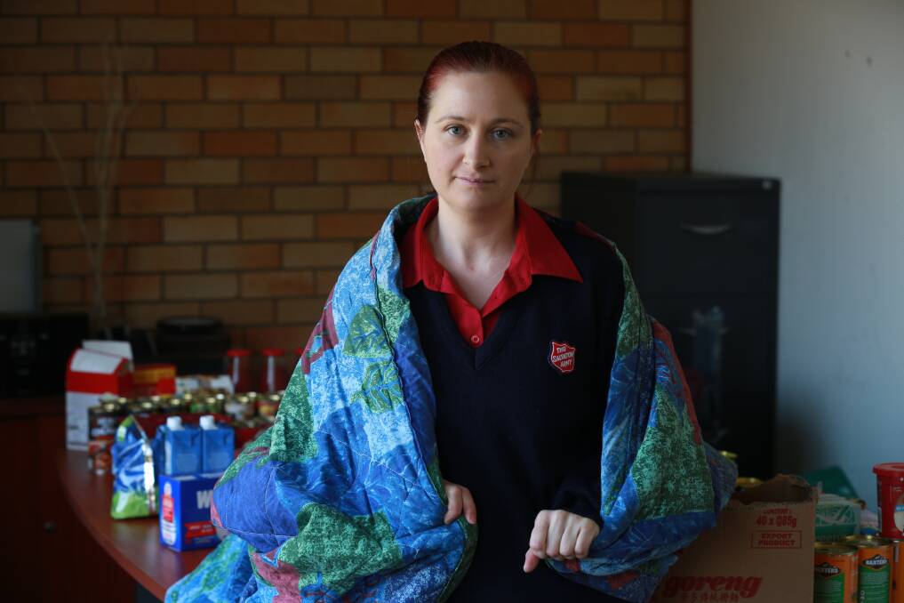 HOMELESSNESS: Lieutenant Kate Cathcart from the Salvation Army in Bathurst has seen an increased demand for help in recent times.