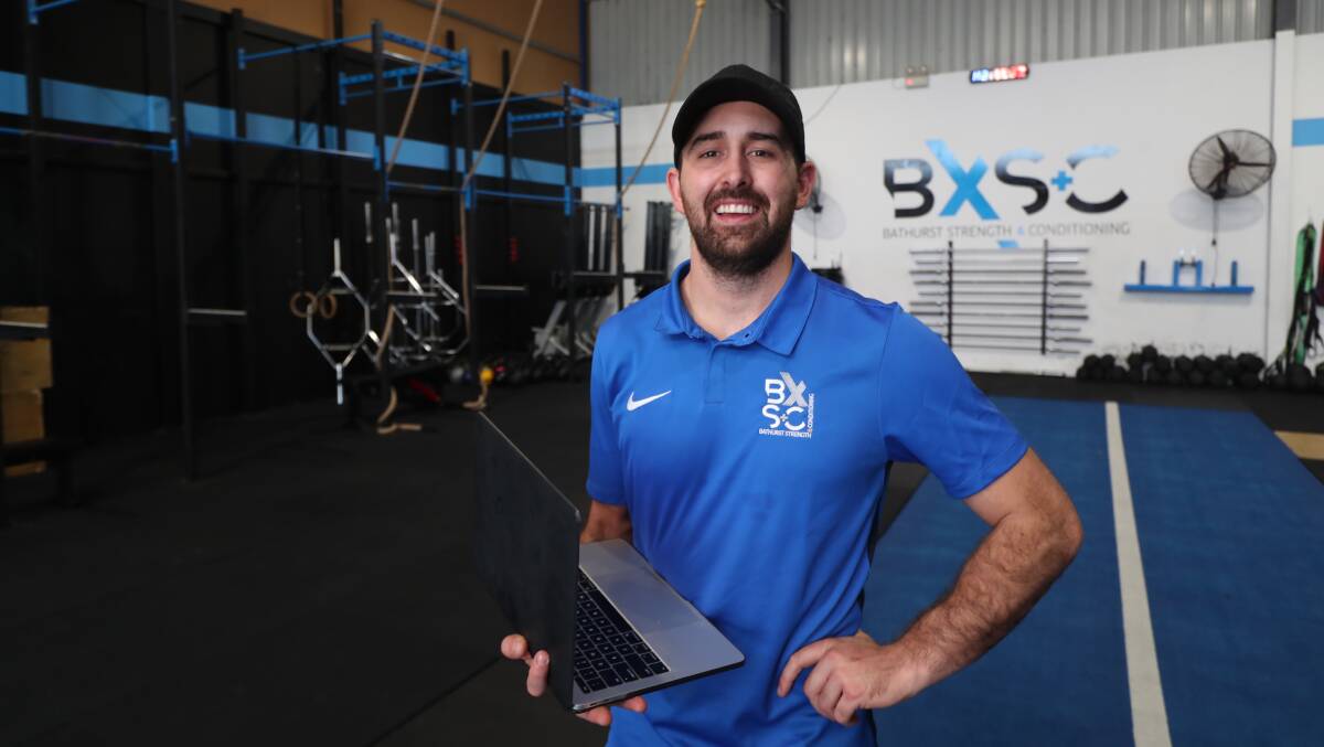 FITNESS AT HOME: Kieran O'Dwyer, from Bathurst Strength and Conditioning said it's vital people keep up their fitness, especially at this time.
