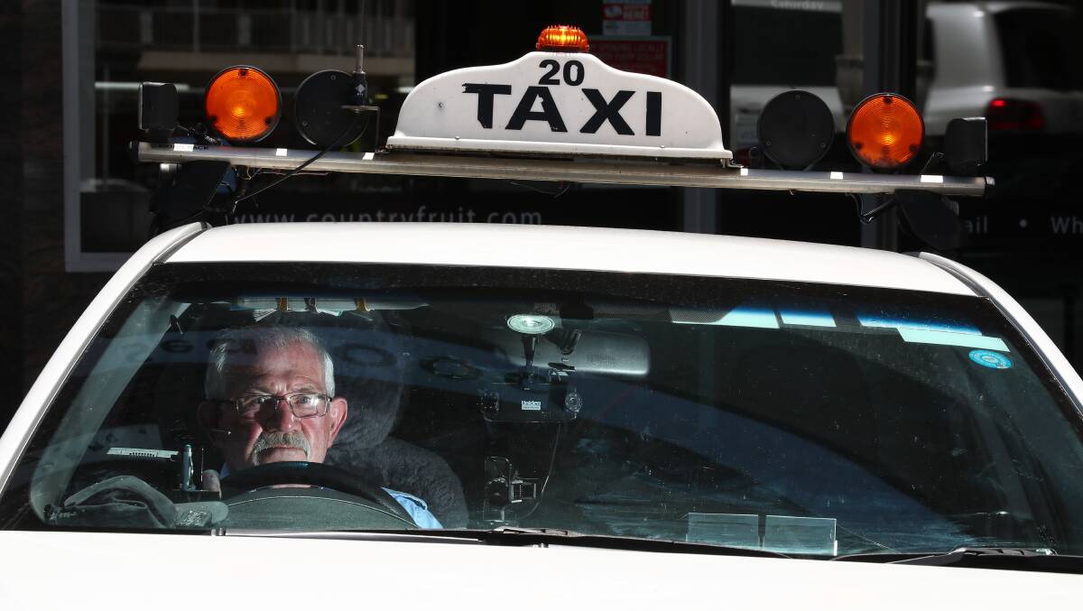 UNCERTAINTY: Bathurst taxi driver Dean Shadbolt is calling on the community to show support for country taxi owners who face uncertainty. Photo: PHIL BLATCH