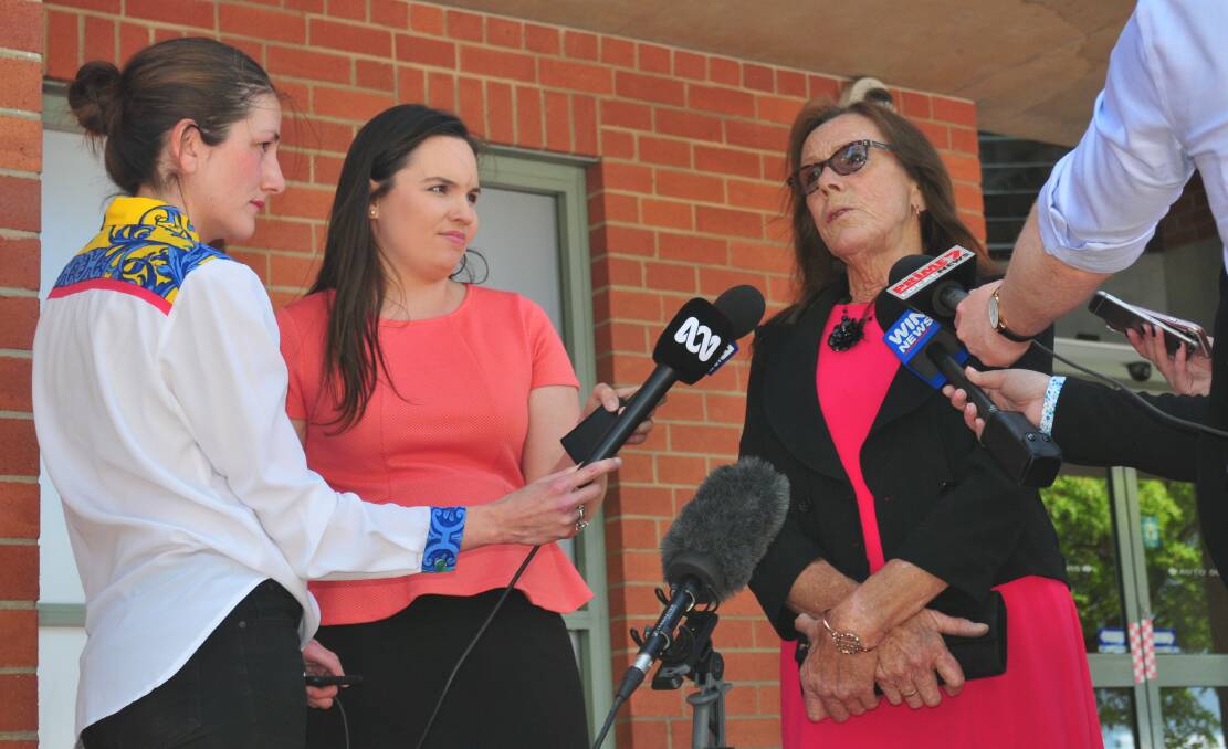 WELCOME NEWS: Mother of missing Bathurst woman, Ricki Small, speaks to media following the announcement of a one million dollar reward for information leading to the conviction of her daughter's killer. 
