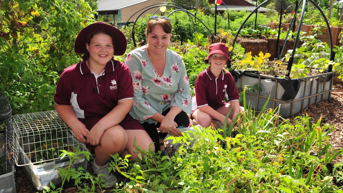 Students, parents, teachers and friends of Bathurst West attended the official opening of the school's garden on Thursday.